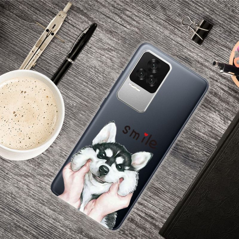 Coque Poco F4 Smile Dog