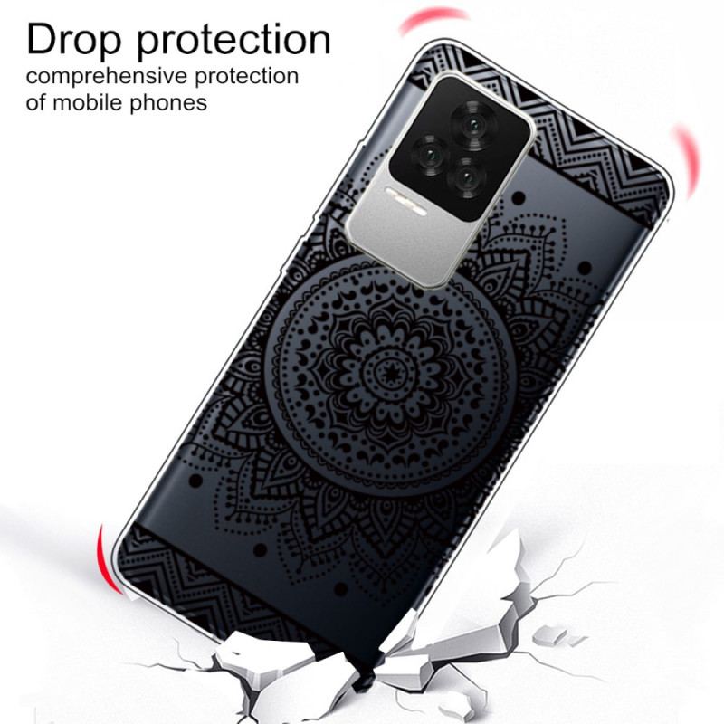 Coque Poco F4 Transparente Mandala