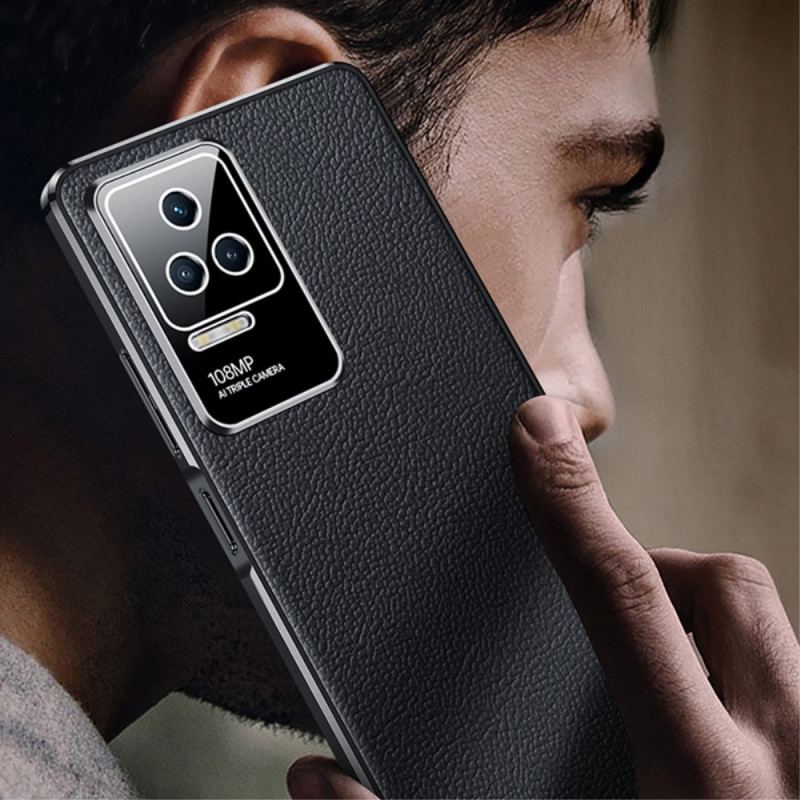 Coque Poco F4 Véritable Cuir