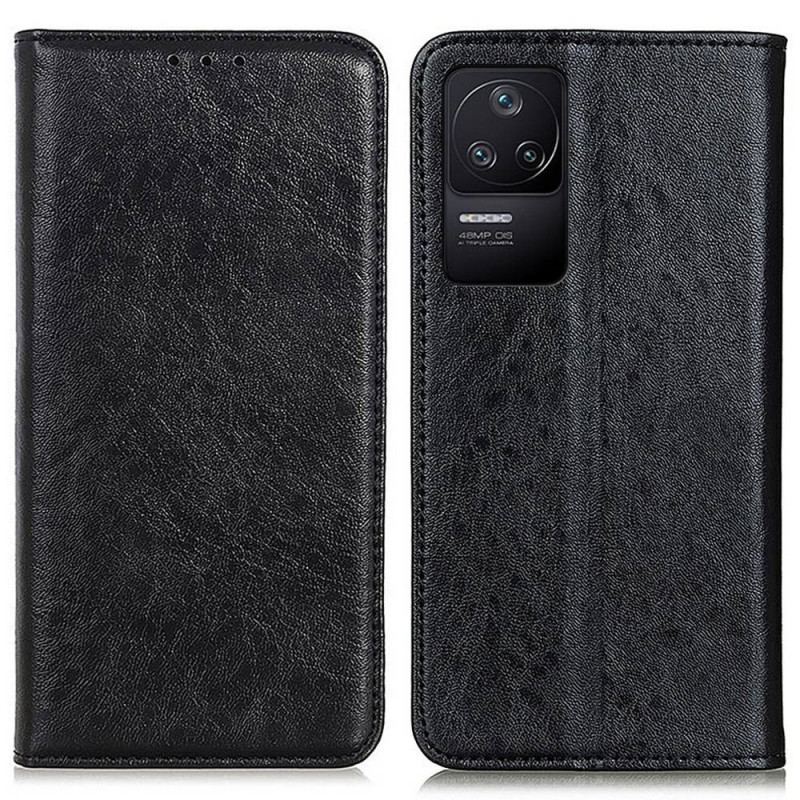 Flip Cover Poco F4 Style Cuir