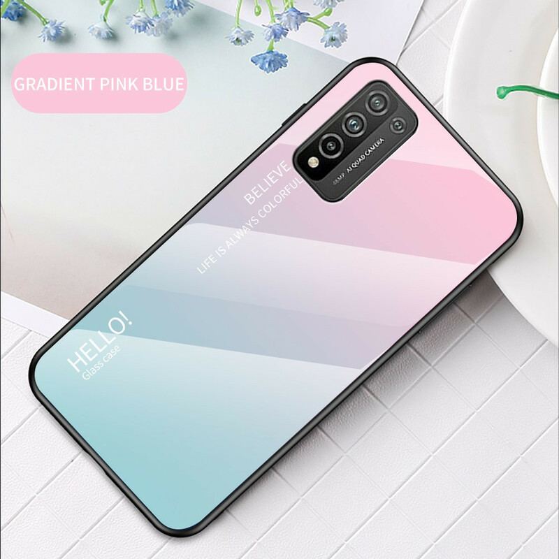 Coque Honor 10X Lite Verre Trempé Hello