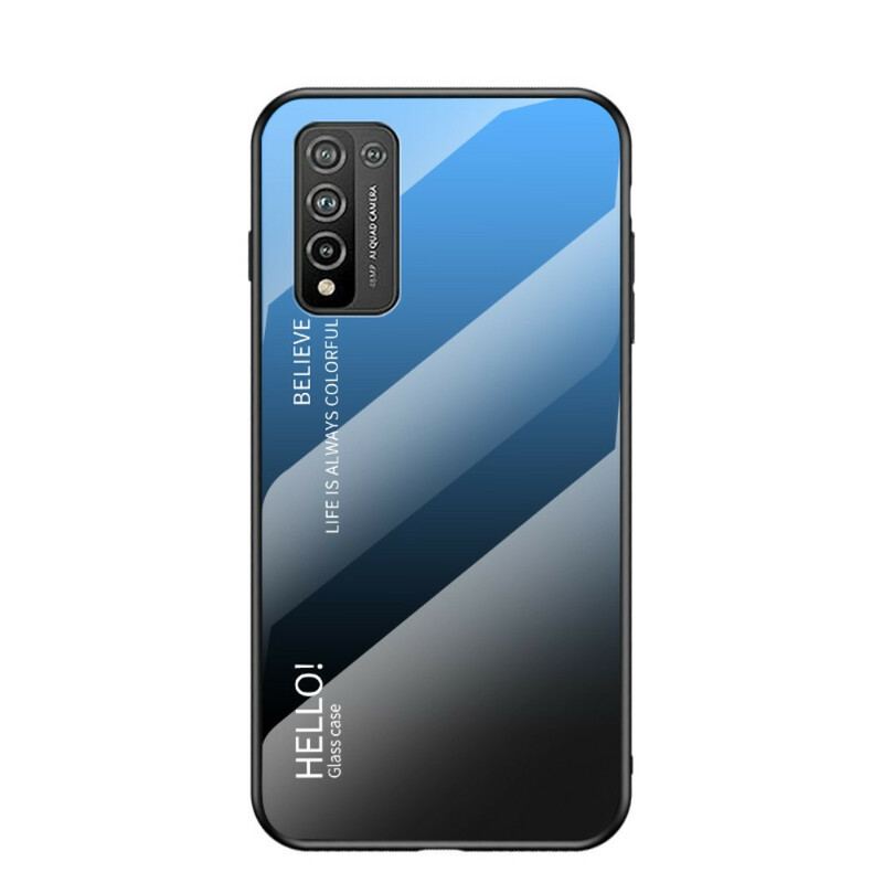 Coque Honor 10X Lite Verre Trempé Hello