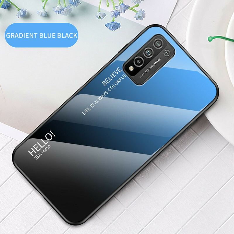 Coque Honor 10X Lite Verre Trempé Hello