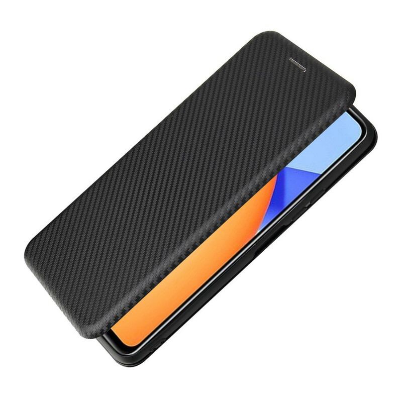 Flip Cover Honor 10X Lite Fibre Carbone