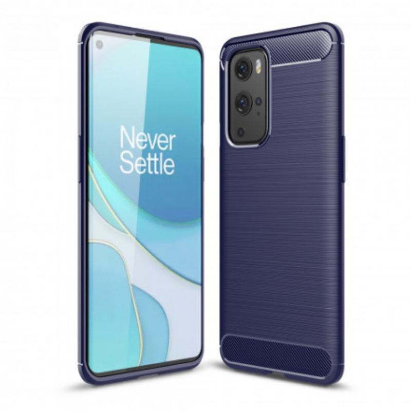 Coque OnePlus 9 Pro Fibre Carbone Brossée