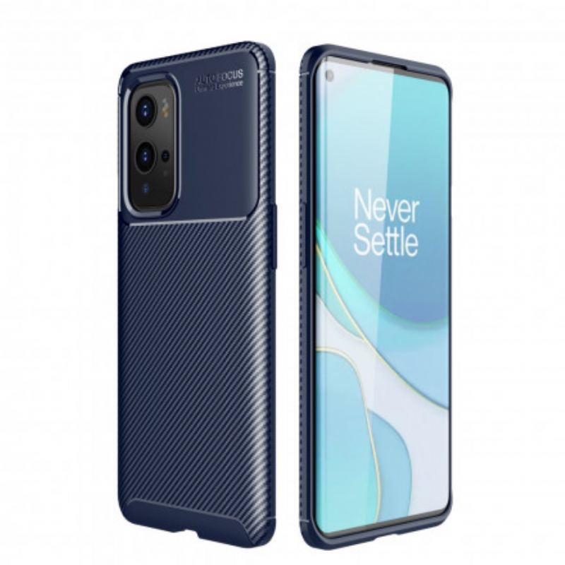 Coque OnePlus 9 Pro Flexible Texture Fibre Carbone