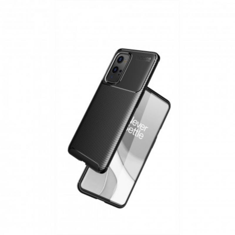 Coque OnePlus 9 Pro Flexible Texture Fibre Carbone