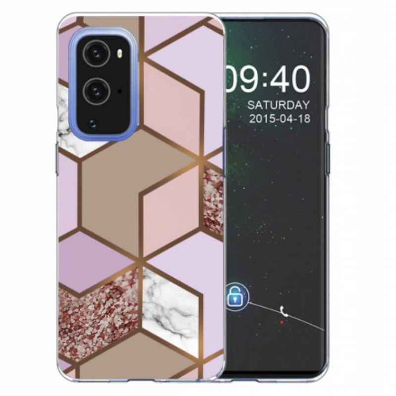 Coque OnePlus 9 Pro Marbre Géométrique