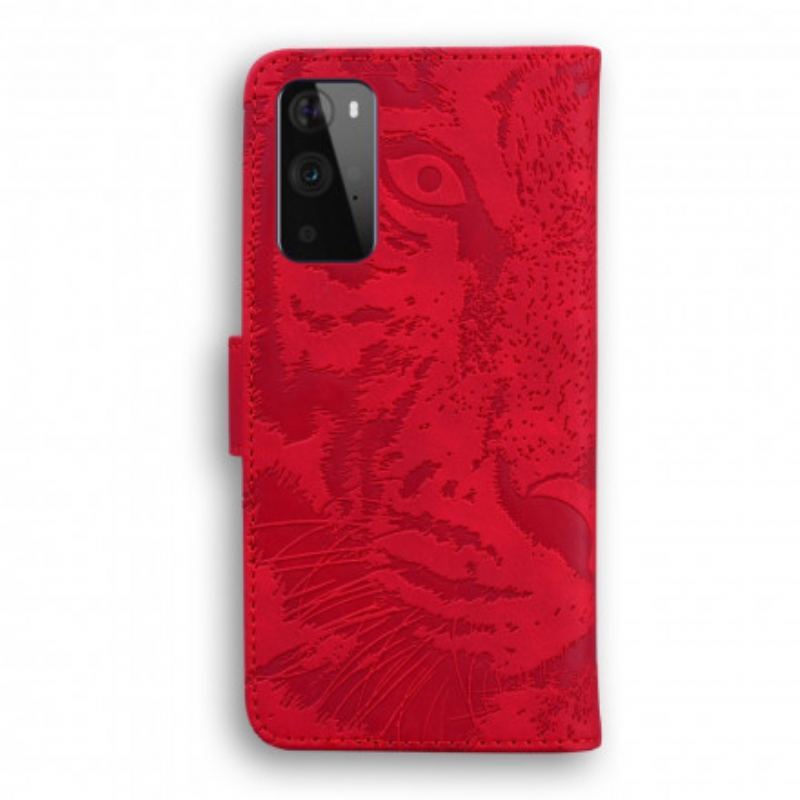 Housse OnePlus 9 Pro Empreinte Face de Tigre