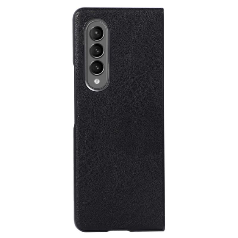 Coque Samsung Galaxy Z Fold 4 Bicolore Simili Cuir Texturée