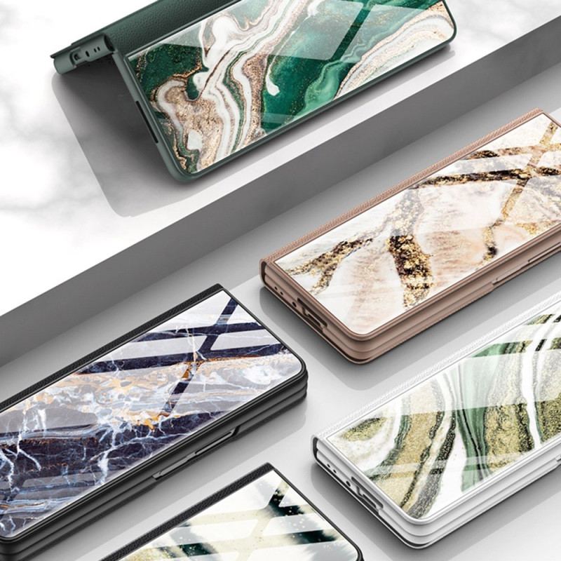 Coque Samsung Galaxy Z Fold 4 GKK Marble Waves