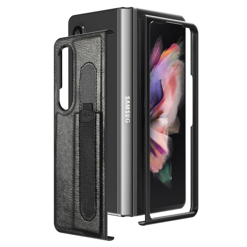 Coque Samsung Galaxy Z Fold 4 Simili Cuir Stylet