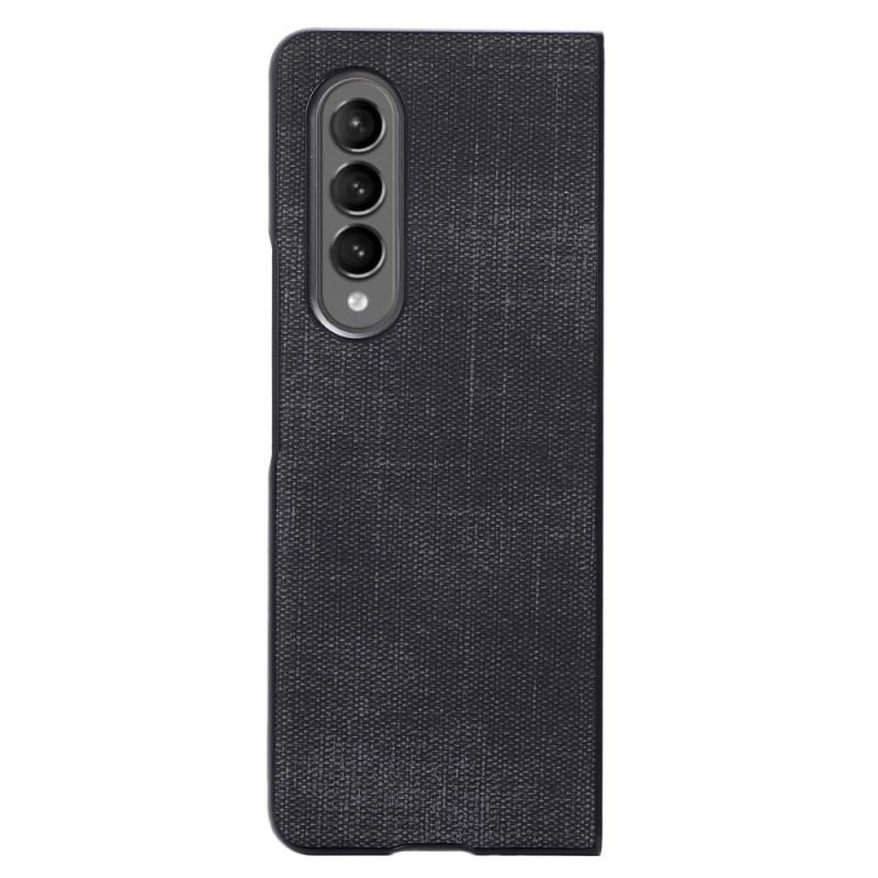 Coque Samsung Galaxy Z Fold 4 Simili Cuir Tissé