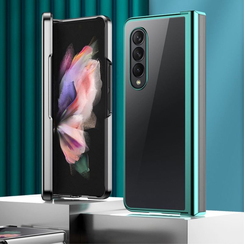 Coque Samsung Galaxy Z Fold 4 Transparente Métallisée à Charnière