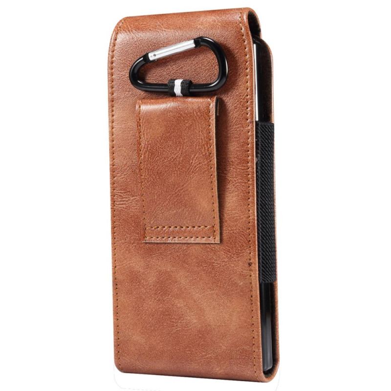 Housse Samsung Galaxy Z Fold 4 Pochette Ceinture Cuir Microfibre