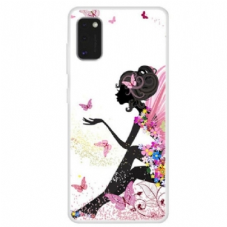 Coque Samsung Galaxy A41 Butterfly Lady