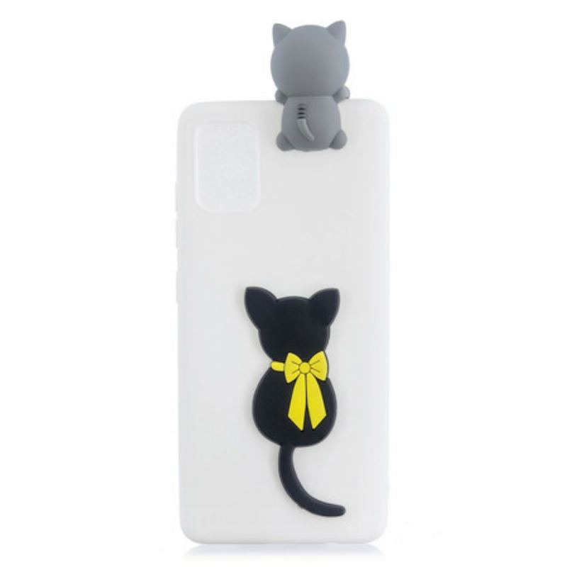 Coque Samsung Galaxy A41 Charmante Chatte 3D