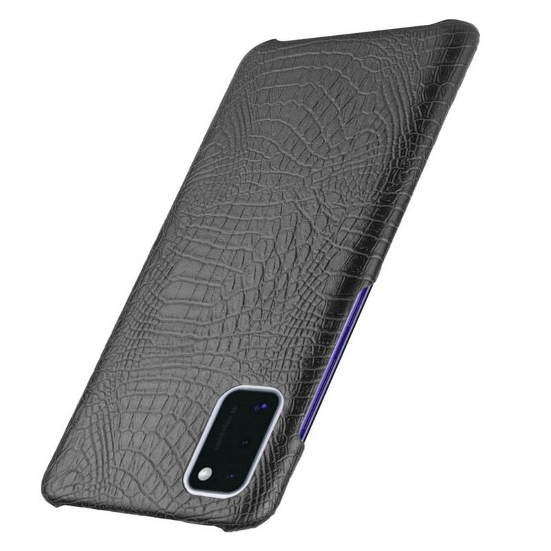 Coque Samsung Galaxy A41 Effet Peau de Crocodile