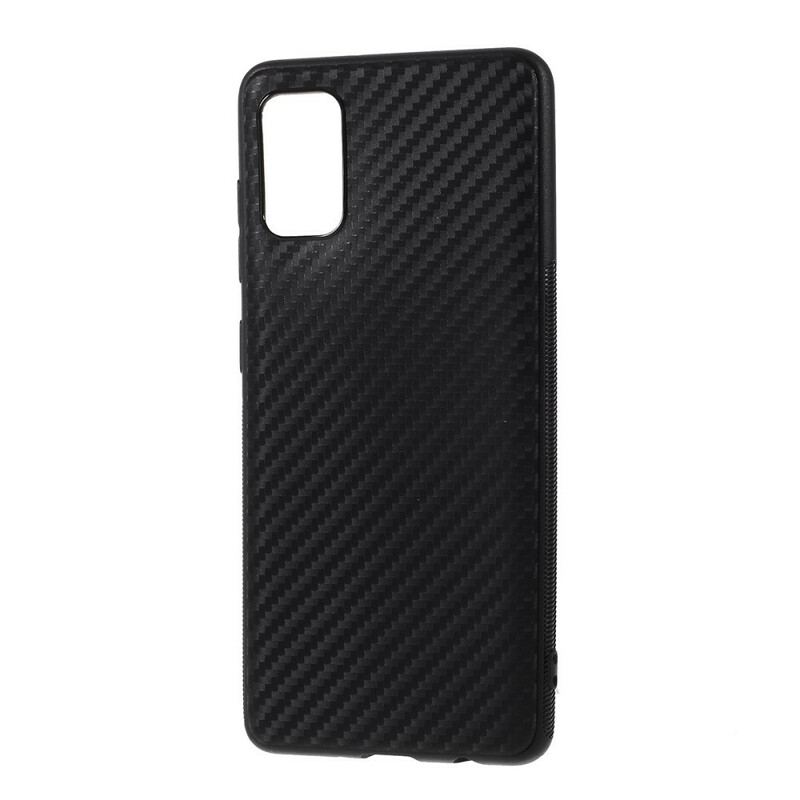 Coque Samsung Galaxy A41 Fibre Carbone