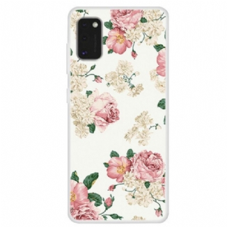 Coque Samsung Galaxy A41 Fleurs Liberty