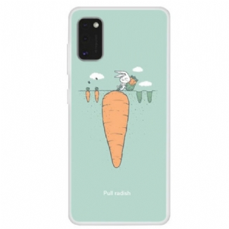 Coque Samsung Galaxy A41 Lapin au Jardin