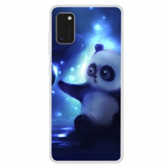 Coque Samsung Galaxy A41 Panda dans l'Espace