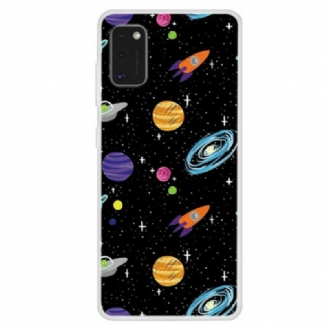 Coque Samsung Galaxy A41 Planète Galaxie