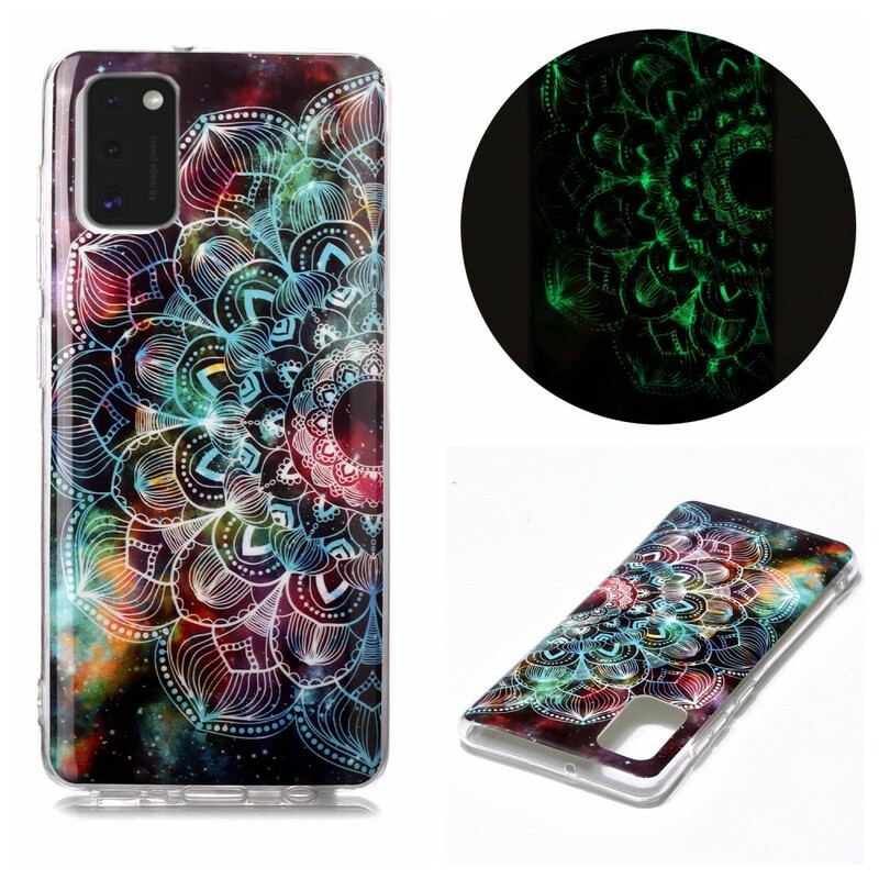 Coque Samsung Galaxy A41 Série Floralies Fluorescente