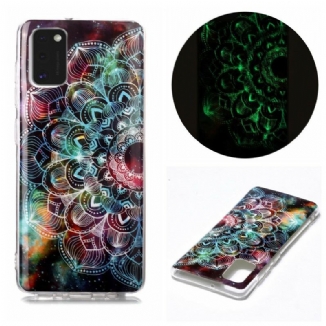 Coque Samsung Galaxy A41 Série Floralies Fluorescente