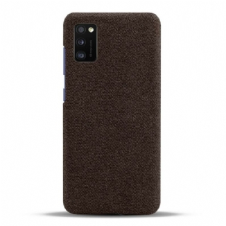 Coque Samsung Galaxy A41 Texture Tissu KSQ