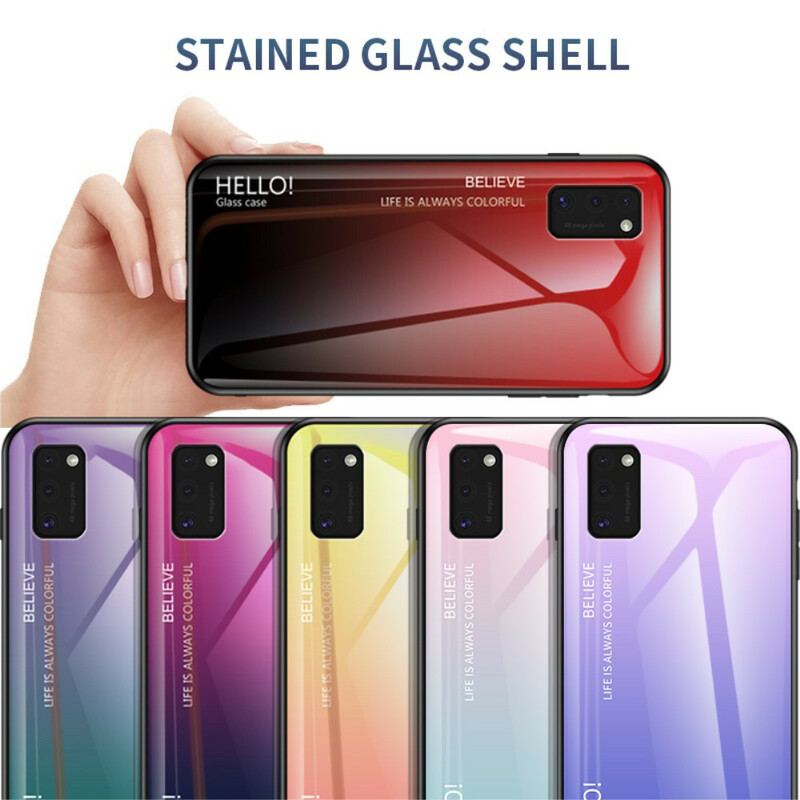 Coque Samsung Galaxy A41 Verre Trempé Hello