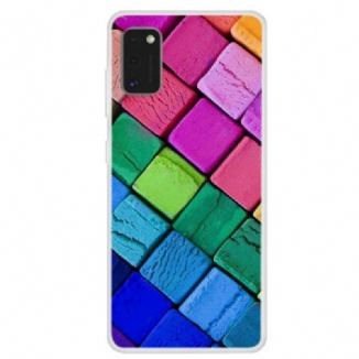 Coque Samsung Galaxy A41Cubes Colorés