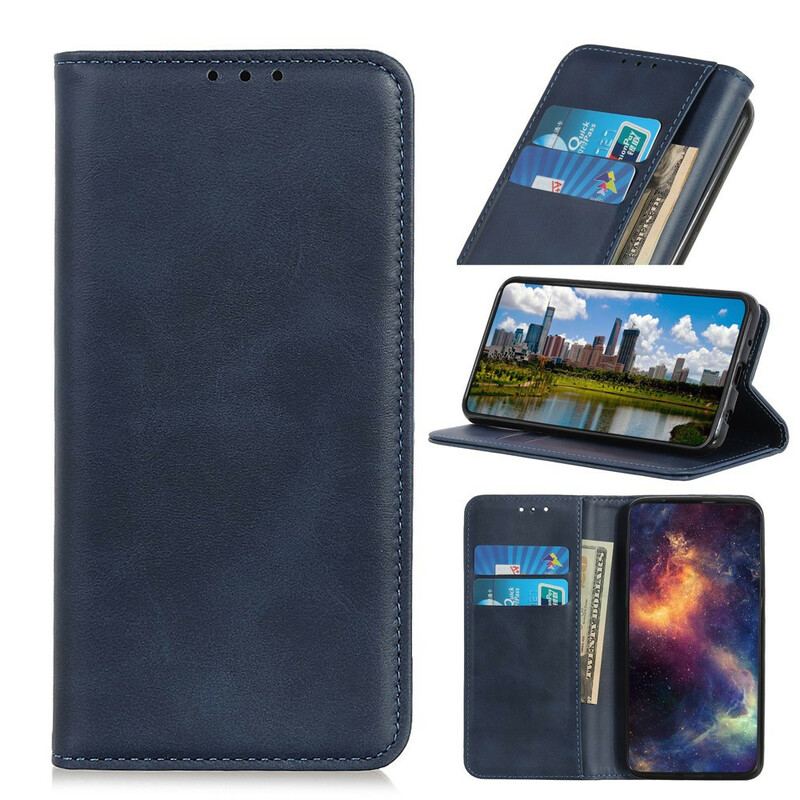 Flip Cover Samsung Galaxy A41 Cuir Fendu