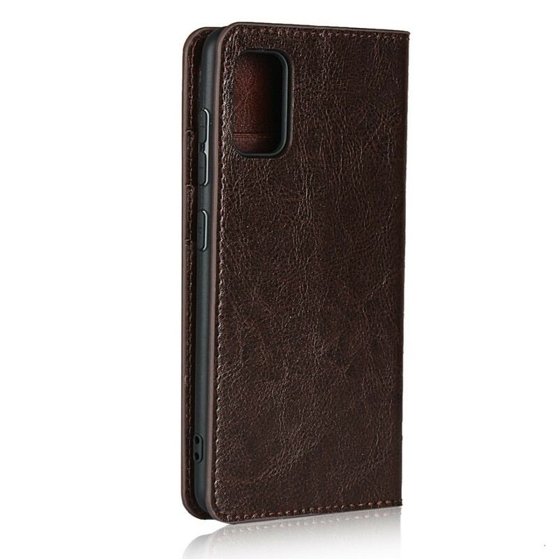 Flip Cover Samsung Galaxy A41 Cuir Véritable