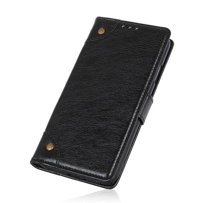 Flip Cover Samsung Galaxy A41 Style Cuir Nappa