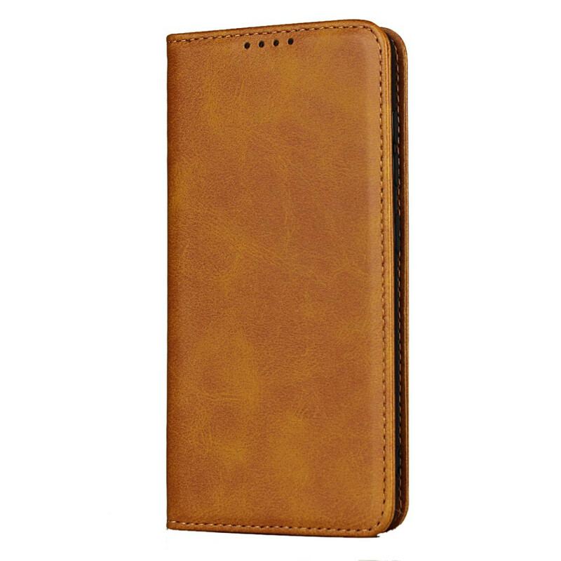 Flip Cover Samsung Galaxy A41 Style Cuir Sobriété