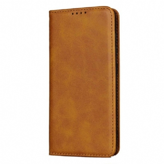 Flip Cover Samsung Galaxy A41 Style Cuir Sobriété