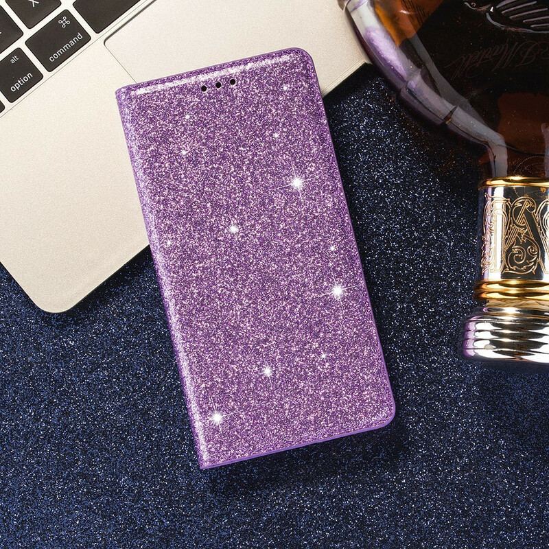 Flip Cover Samsung Galaxy A41 Style Paillettes