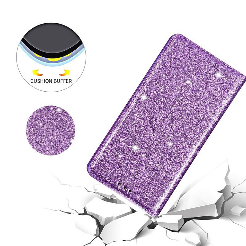 Flip Cover Samsung Galaxy A41 Style Paillettes