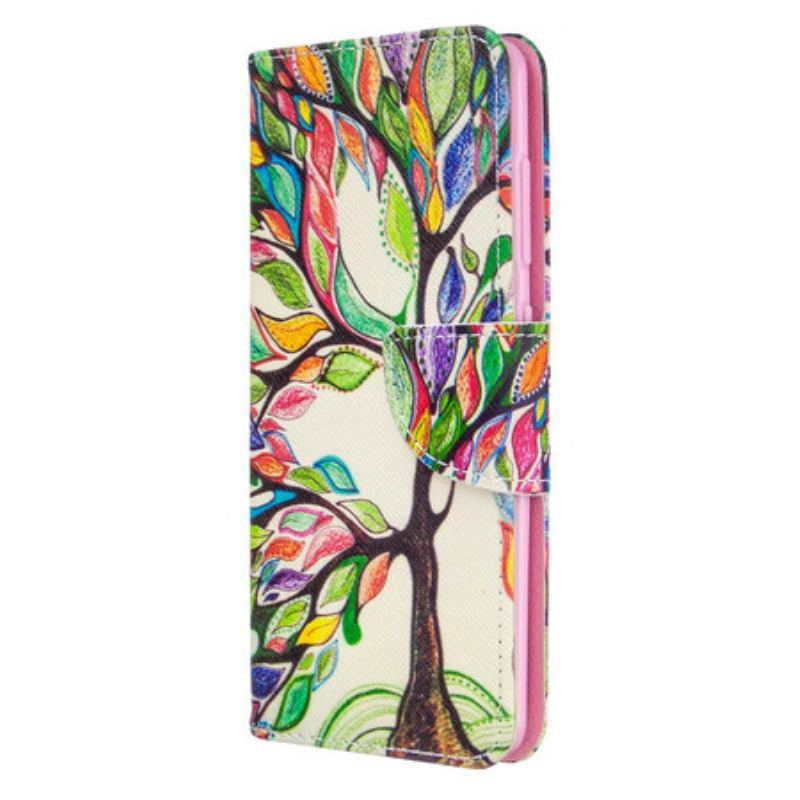 Housse Samsung Galaxy A41 Arbre Coloré