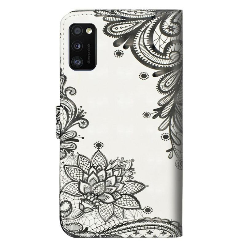 Housse Samsung Galaxy A41 Chic Dentelle