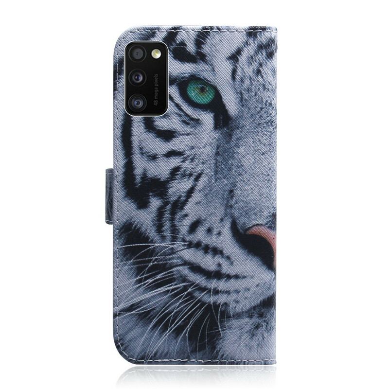 Housse Samsung Galaxy A41 Face de Tigre