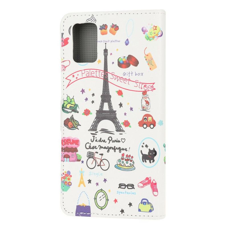 Housse Samsung Galaxy A41 J'adore Paris