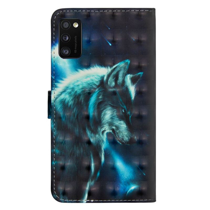 Housse Samsung Galaxy A41 Loup Majestueux