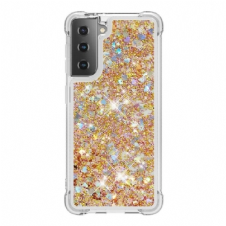 Coque Samsung Galaxy S21 5G Désires Paillettes