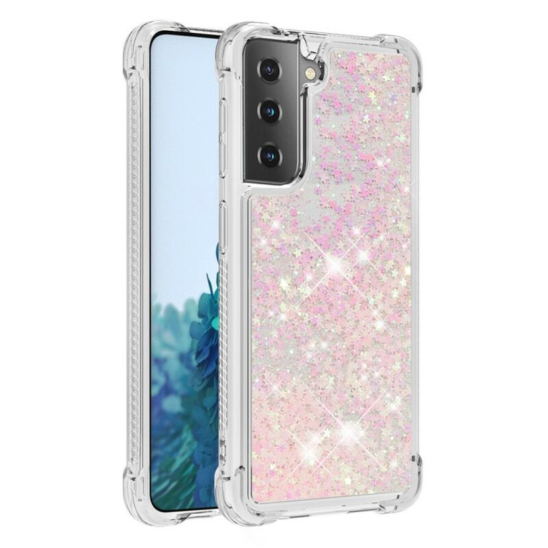 Coque Samsung Galaxy S21 5G Désires Paillettes