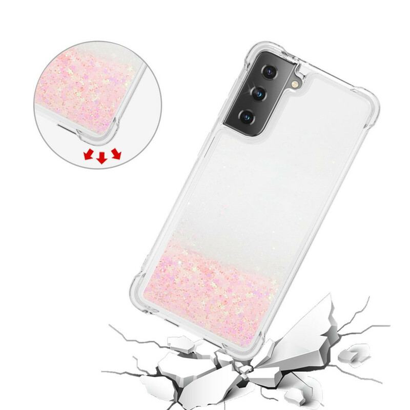 Coque Samsung Galaxy S21 5G Désires Paillettes