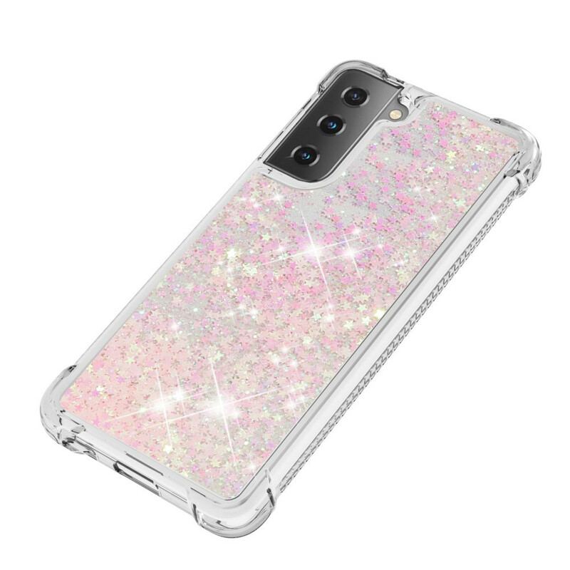 Coque Samsung Galaxy S21 5G Désires Paillettes