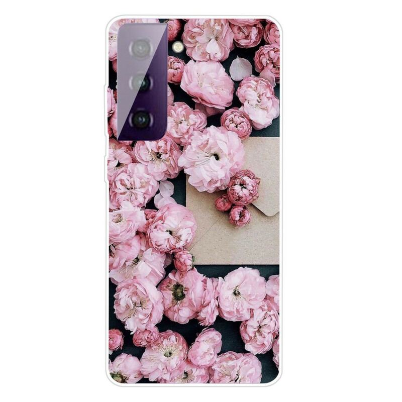 Coque Samsung Galaxy S21 5G Fleurs Intenses