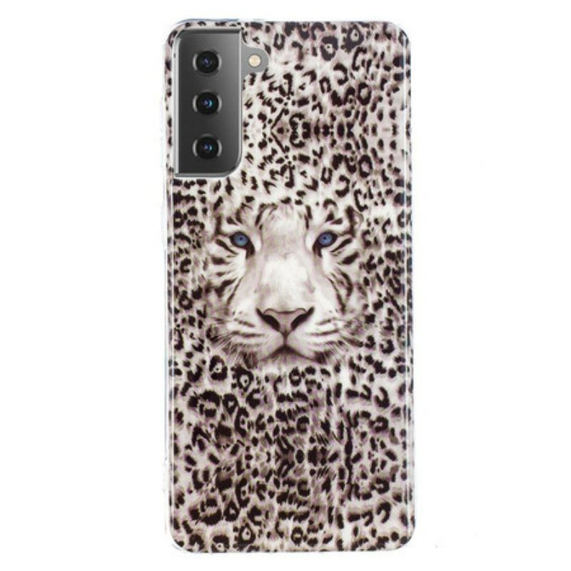 Coque Samsung Galaxy S21 5G Leopard Fluorescente